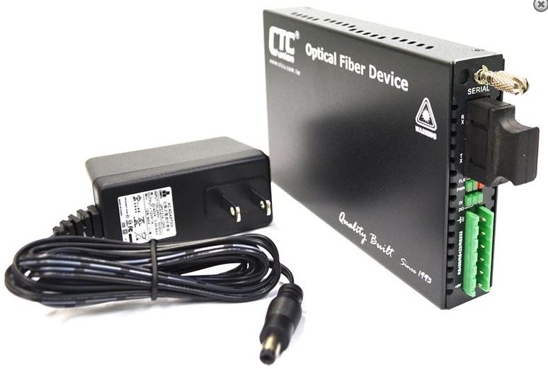 FIB-232A-SC030 SC connector RS-232 over single-mode fiber media converter 30Km range 